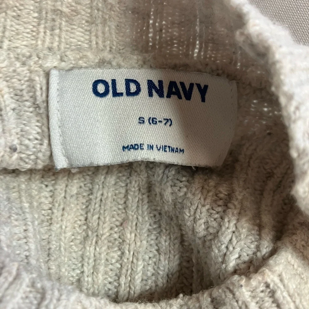 Old Navy Cream Cardigan and Sweater and Red Sweater Dress Cozy Knit Collection